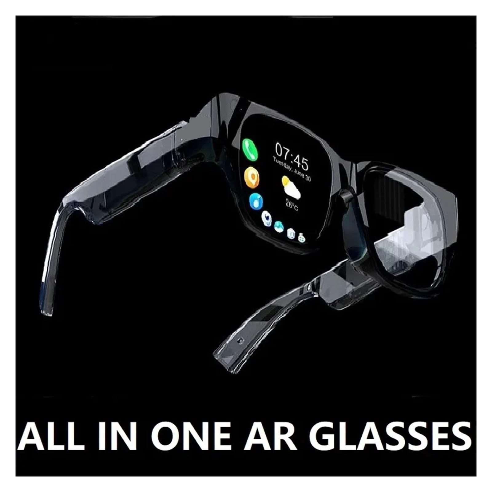 Amazon.co.jp: ARスマートグラス、コントロールリング、ワンカメラ